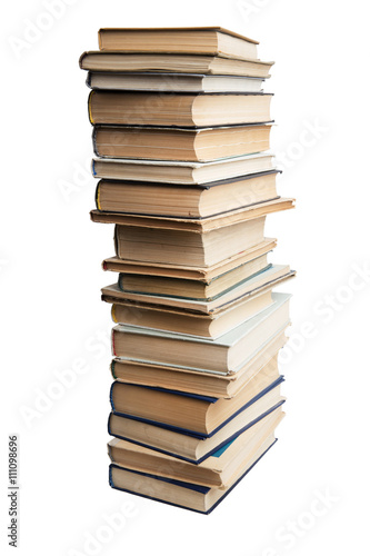 The high stack of books