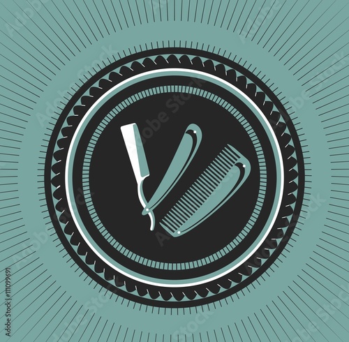 barber shop logo