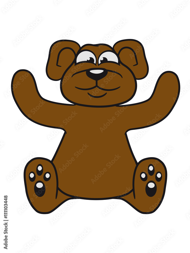 embracing funny sitting cute little teddy thick sweet cuddly comic cartoon embracing funny sitting cute little teddy thick sweet cuddly comic cartoon