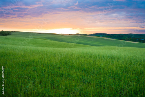 Sunset in Tuscany