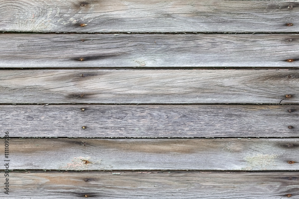 Old weathered wooden boards with rusty nails Old weathered wooden boards with rusty nails