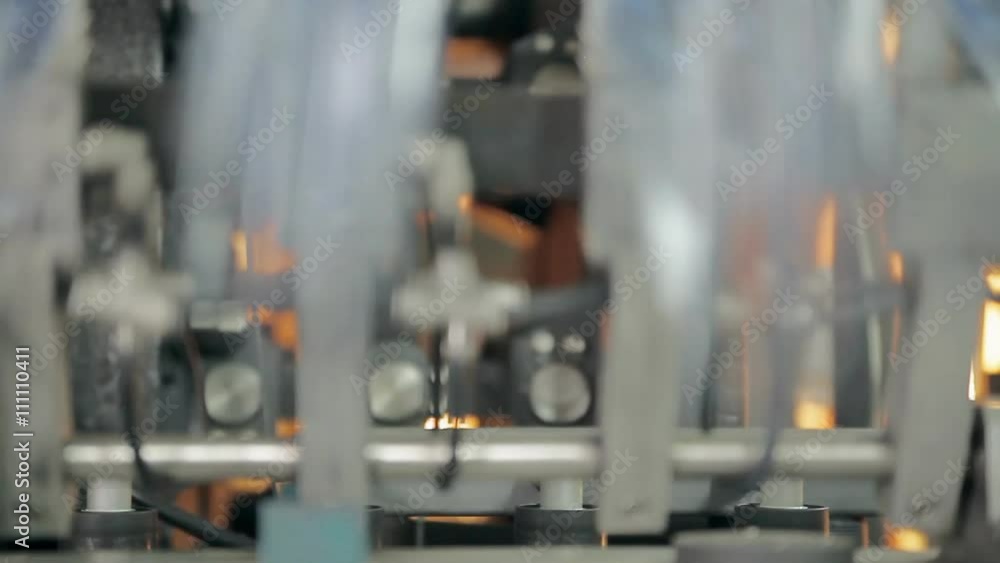 A manufacturing of plastic bottles for water A manufacturing of plastic bottles for water