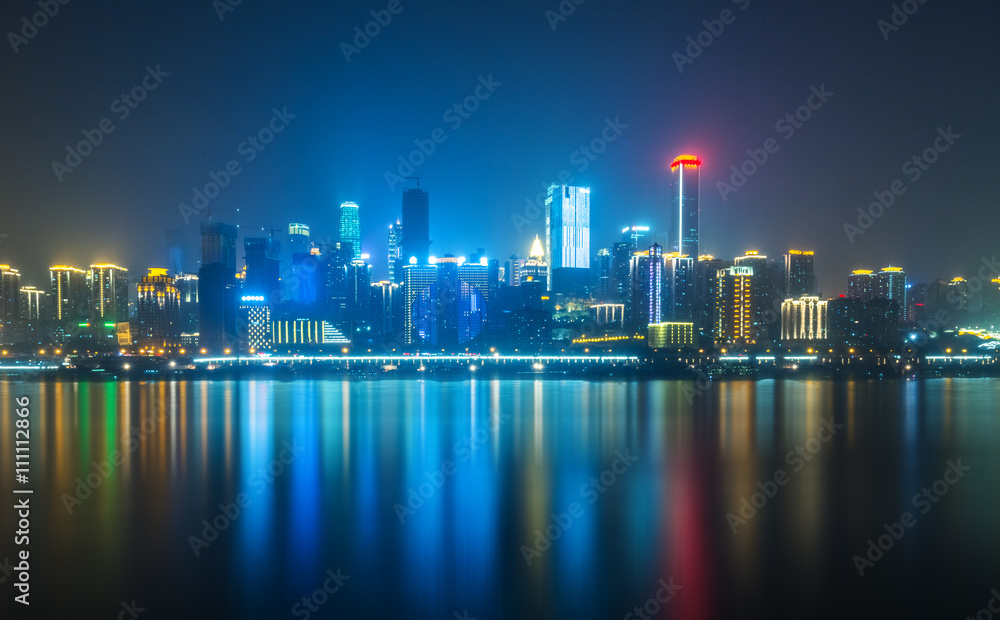 Fototapeta premium nightview of chongqing cityscape
