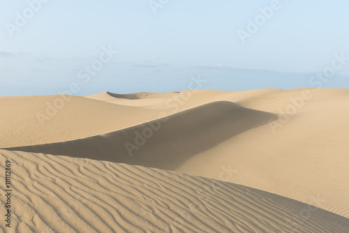 Sahara desert - beautiful landscape with sand dunes