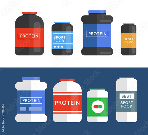 Bodybuilding sport food. Sports nutrition bodybuilding proteine