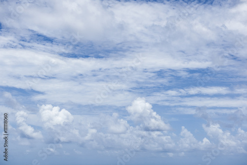Fototapeta Naklejka Na Ścianę i Meble -  blue sky background with clouds