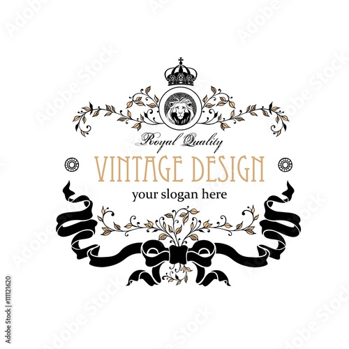 Monogram design elements. Prestige Logo Designs. Elegant line art logo design for Restaurant, Hotel, Heraldic, Jewelry, Fashion, Royalty, Cafe, Wedding invitation, Business card. Vector illustration.