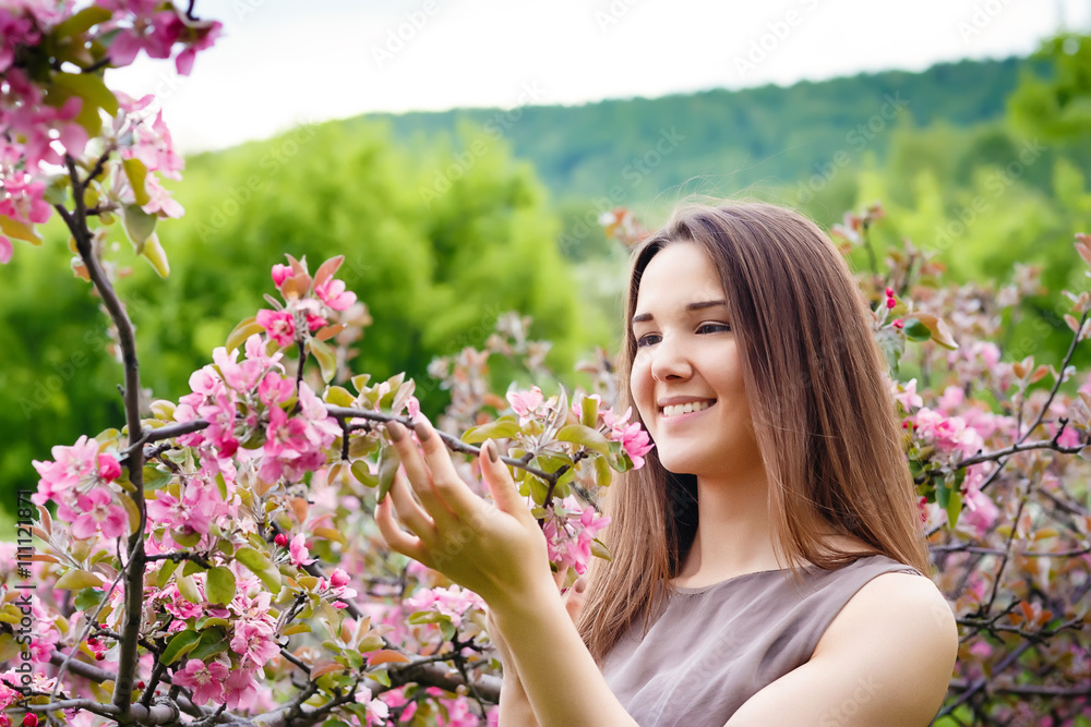 young, beautiful, sexy woman in park on walk young, beautiful, sexy woman in park on walk