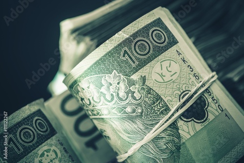 Photos Pile of Polish Zloty Cash