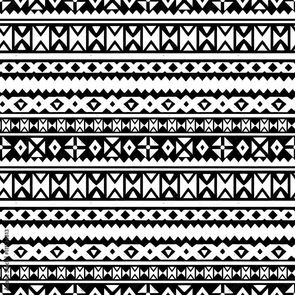 Tribal art ethnic boho seamless pattern Tribal art ethnic boho seamless pattern