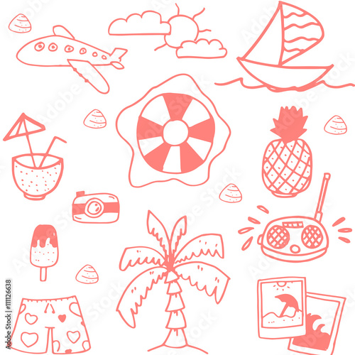 Set element travel doodle