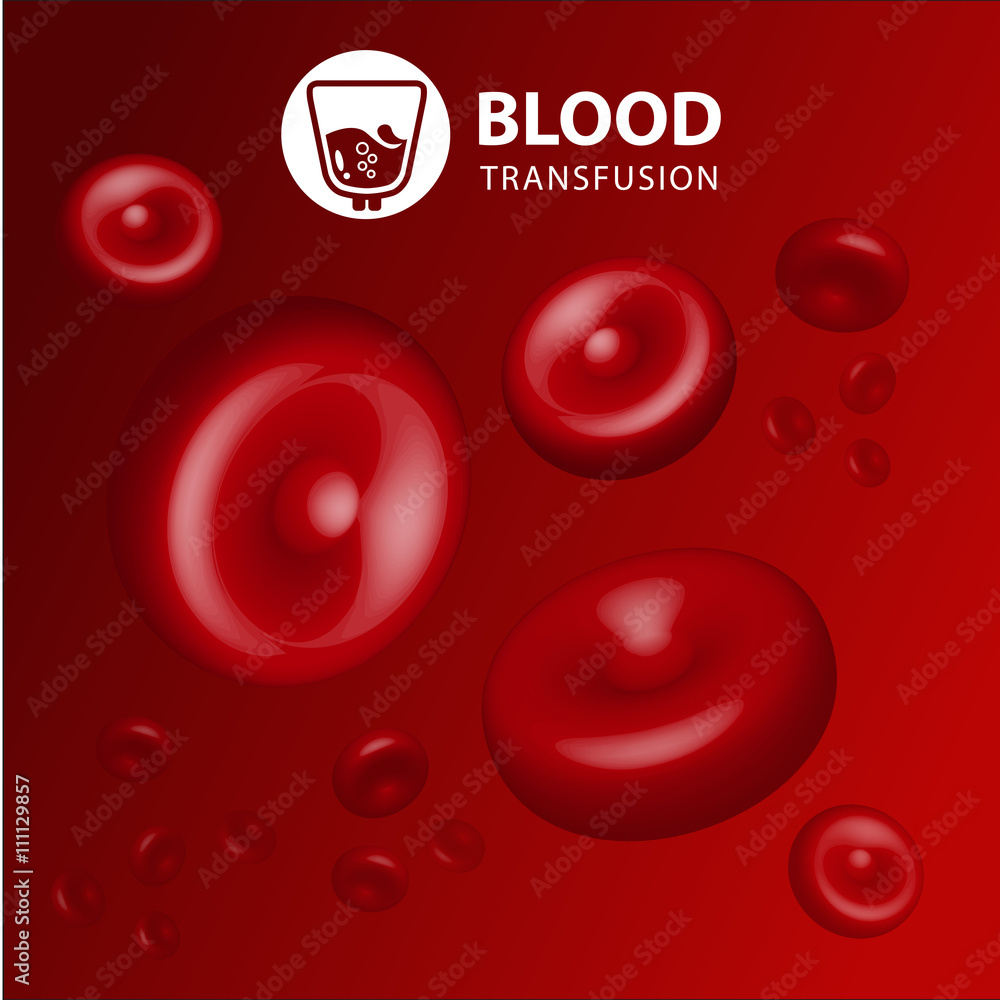 Vector background blood