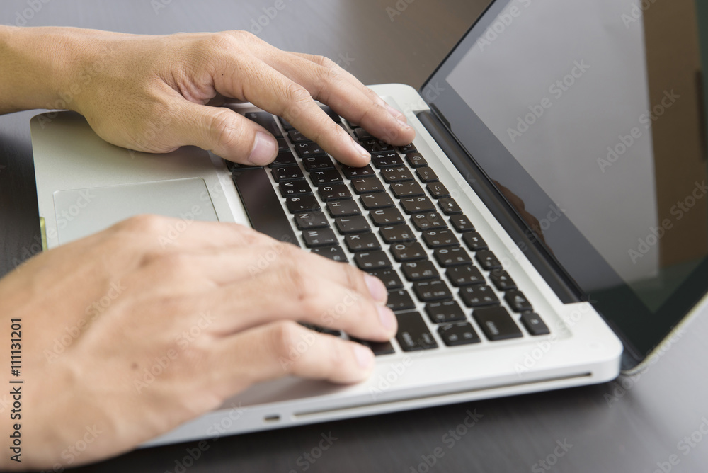 Man use laptop Man use laptop