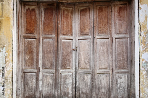 Old wall and door background 