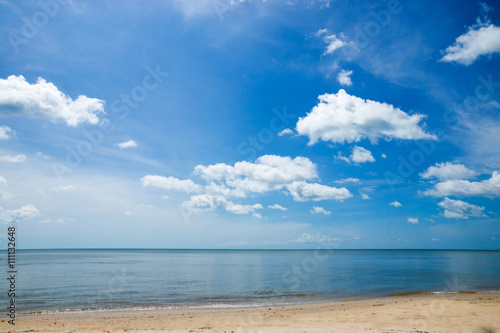 Blue sea and sand beaches, Thailand