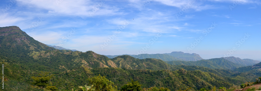 Panorama view of Khao Kho mountain