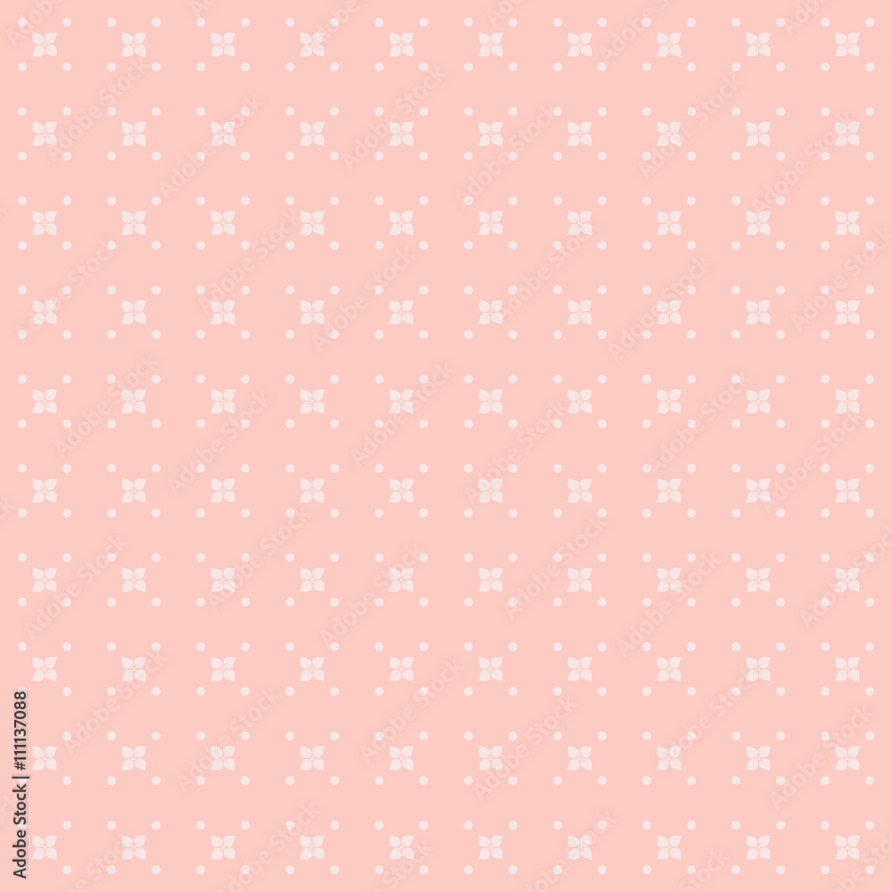 Pink Floral pattern. Vector. Pink Floral pattern. Vector.