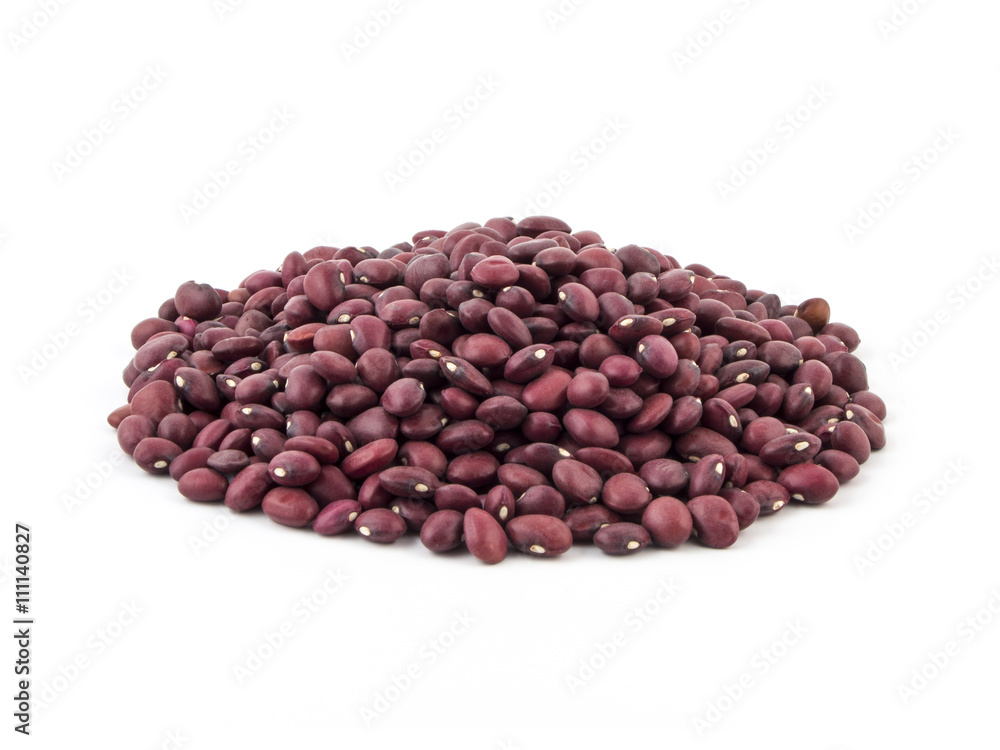 red beans isolated on white background red beans isolated on white background