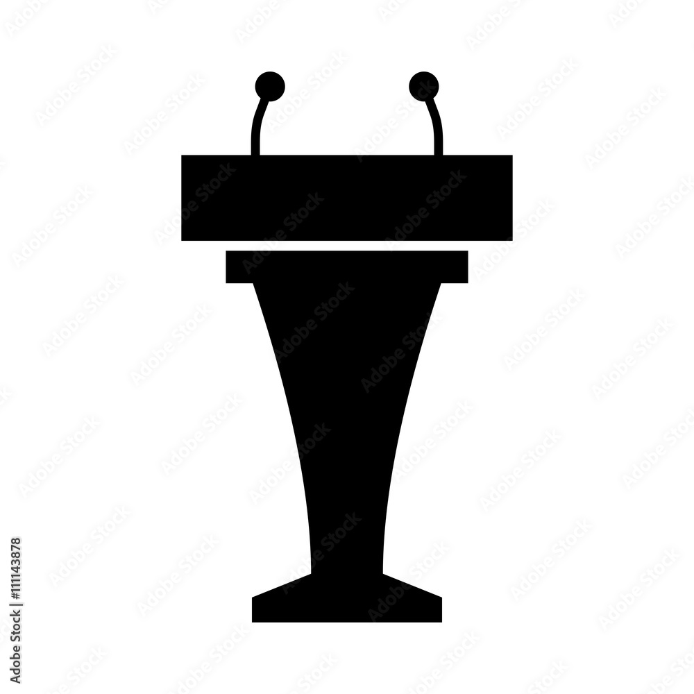 Podium tribune, shade picture Podium tribune, shade picture