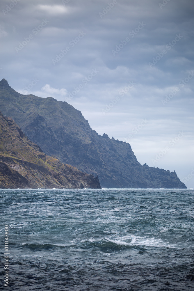 Rocks on coast of Benijo