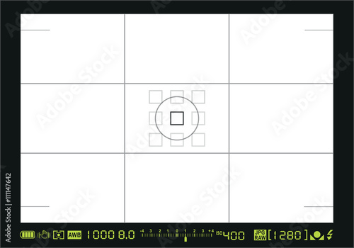 Camera focusing screen