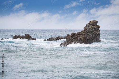 Rocks on coast of Benijo