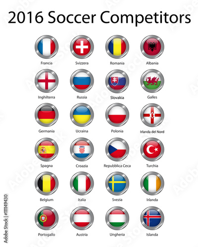 2016 europeans soccer competitors