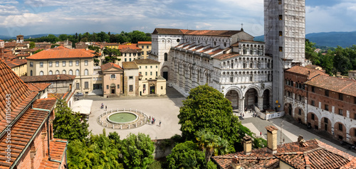 San Martino cathedral in Lucca photo