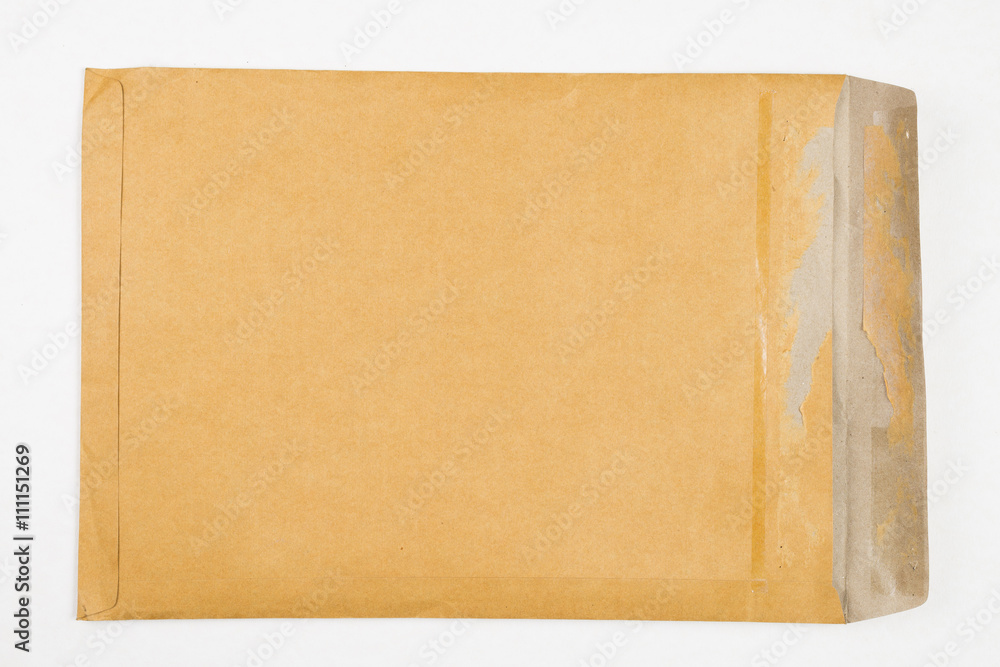 Naklejka premium brown envelope
