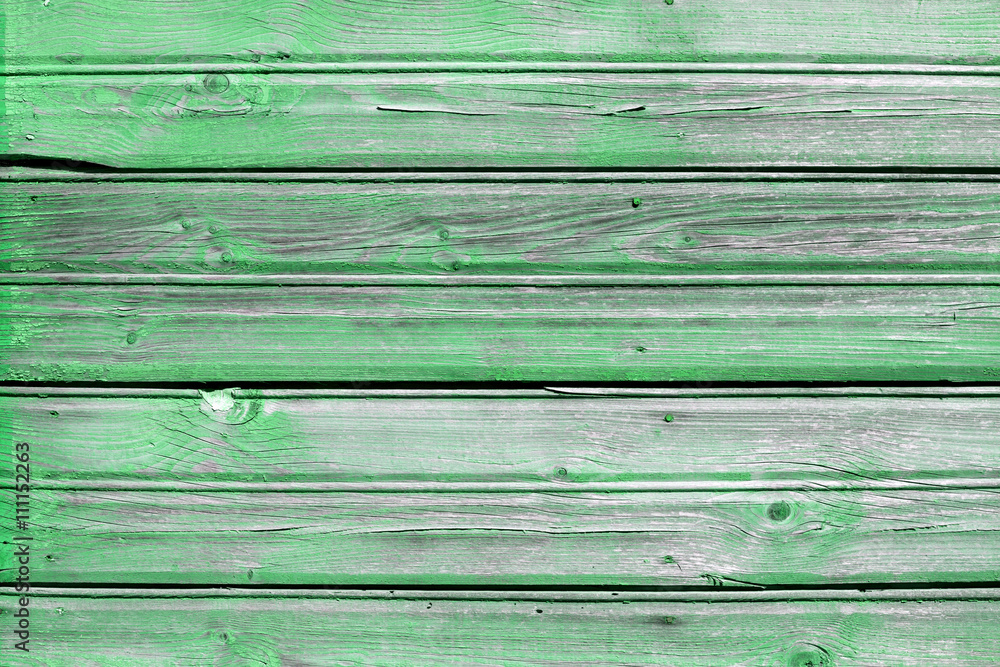 The old green wood texture with natural patterns The old green wood texture with natural patterns