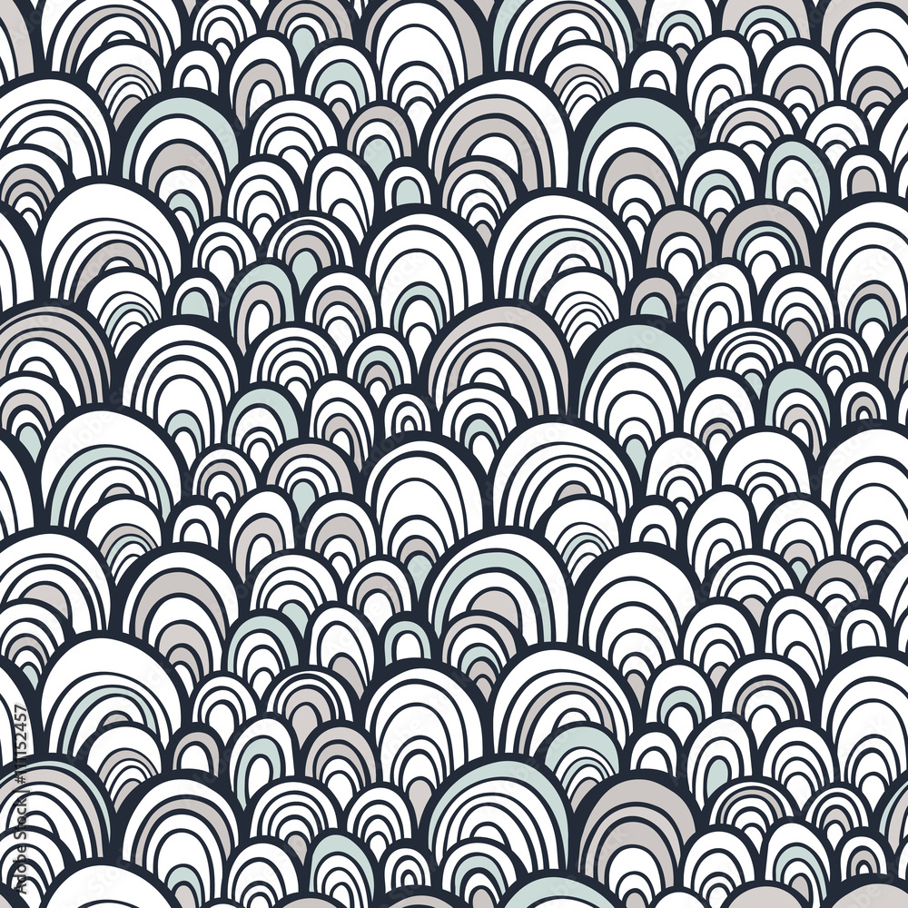 Seamless pattern with doodle ornament Seamless pattern with doodle ornament