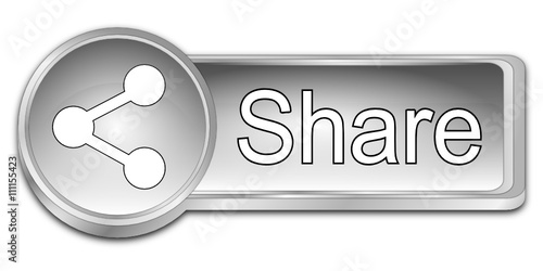Share Button - 3D illustration