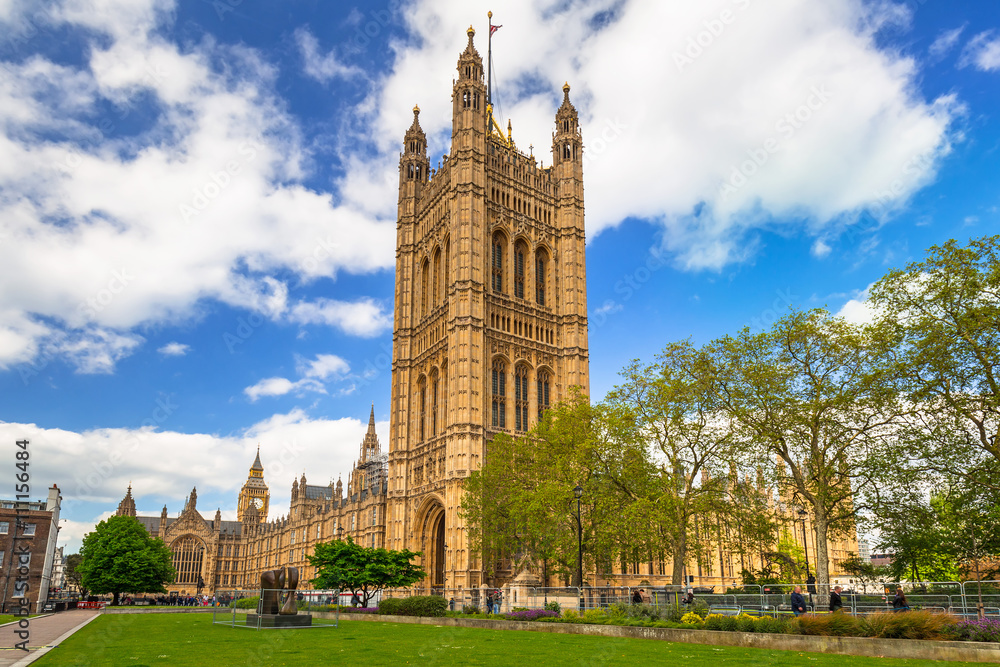 Architecture of the Westminster Palace in London, UK Architecture of the Westminster Palace in London, UK