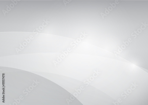 Grey abstract background lighting curve and layer element vector