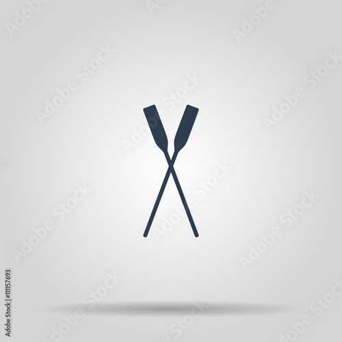Paddle icon vectorr. Concept illustration for design