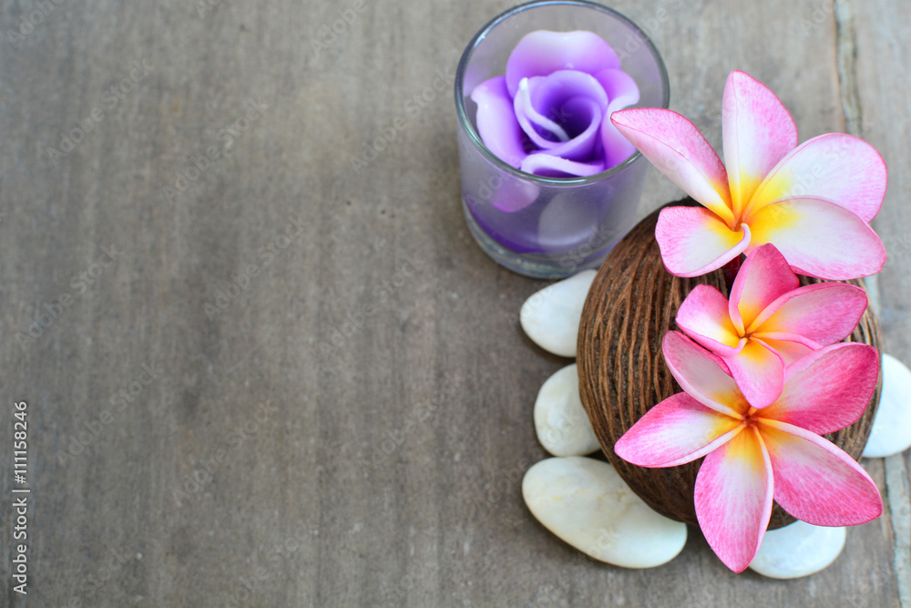 Pink Frangipani use for spa background Pink Frangipani use for spa background