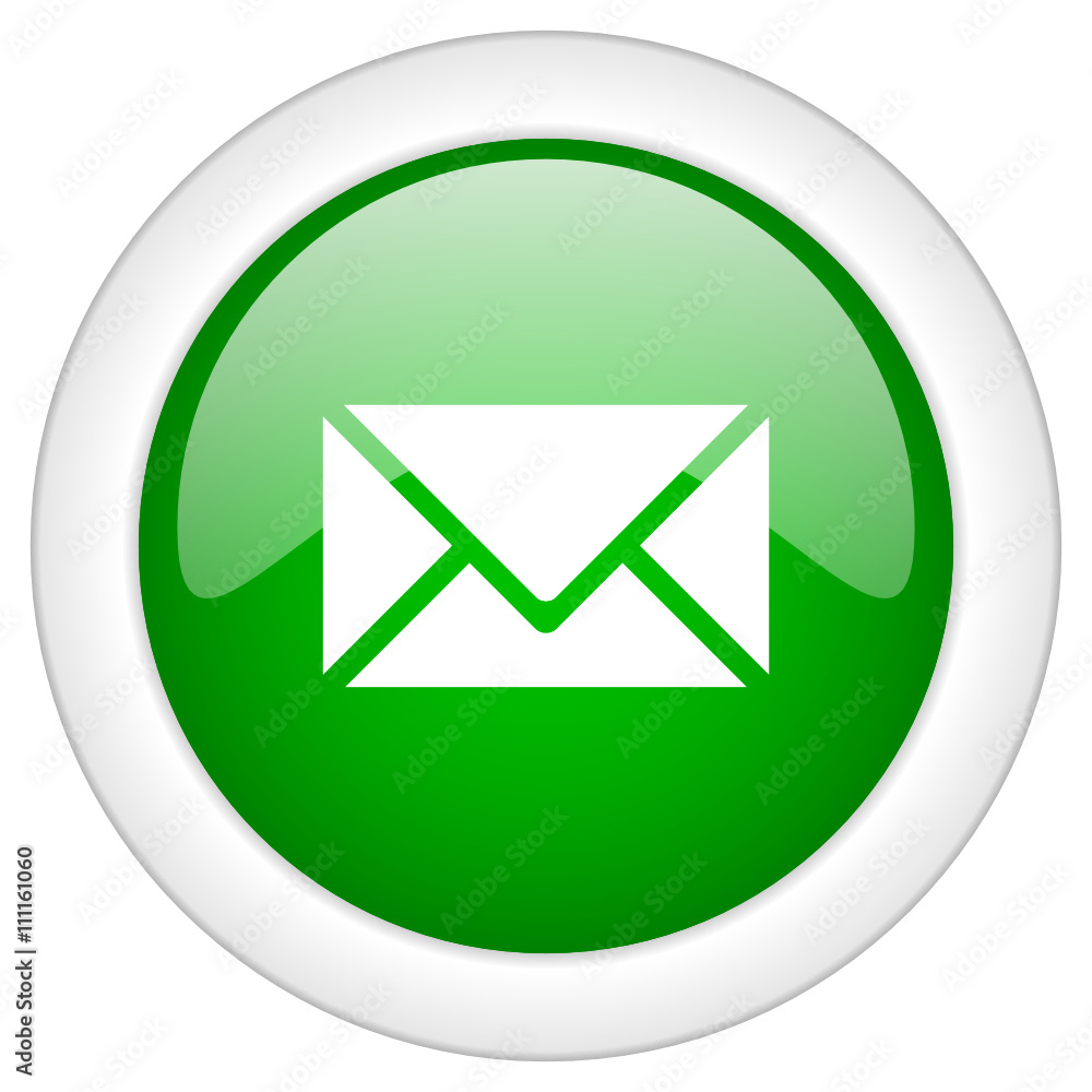 green round glossy mail vector icon green round glossy mail vector icon