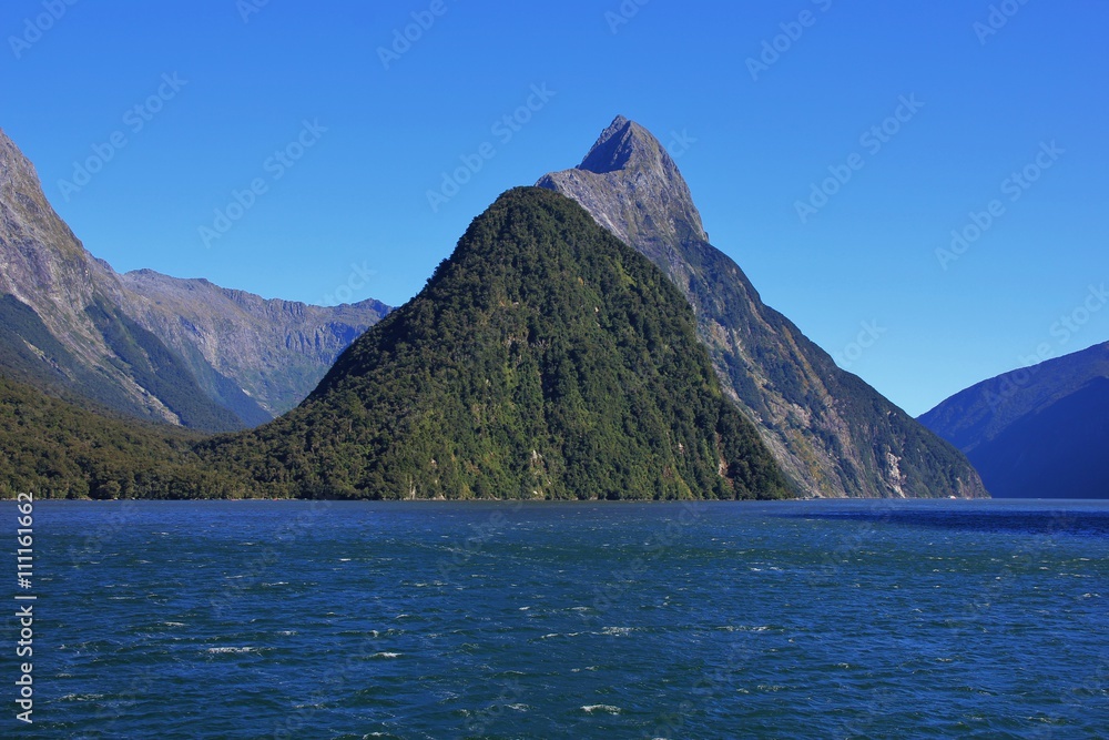 Mitre Peak, mountain in the Milford Sound