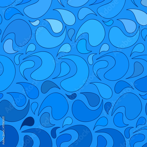 Vector wave background of doodle hand drawn lines