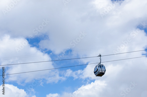 Cable Car in Sunnegga summer of Switzerland
