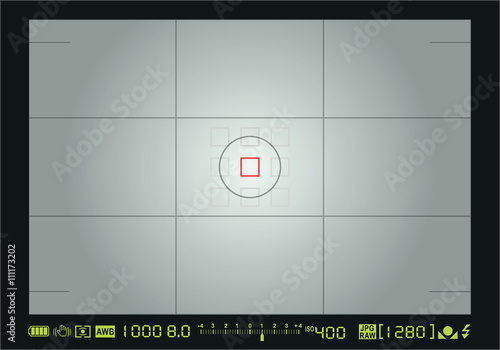 Camera focusing screen