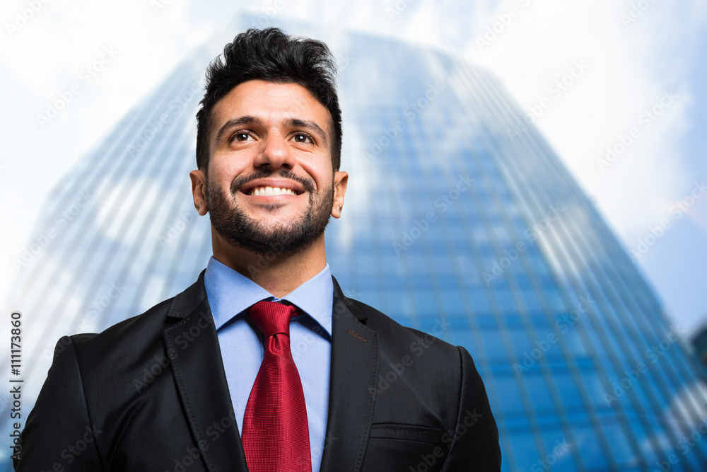 Fototapeta premium Portrait of an handsome businessman