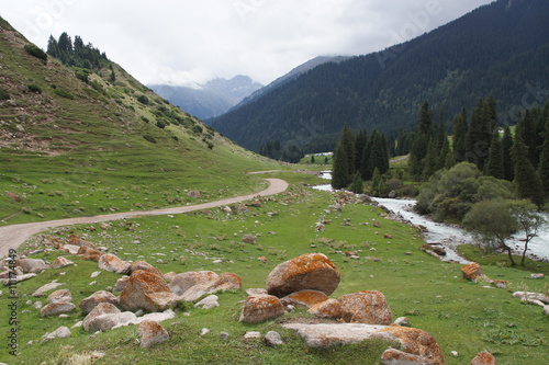 Kyrgyzstan gorge Jety-Oguz photo