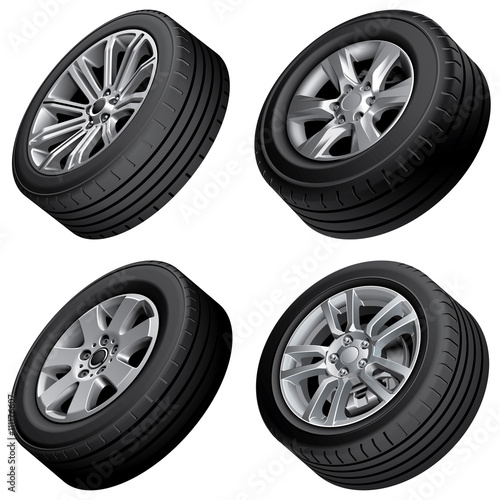 Passenger cars wheels bundle