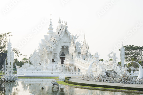 Wat Rongkhun in Chiang Rai,Thailand. photo