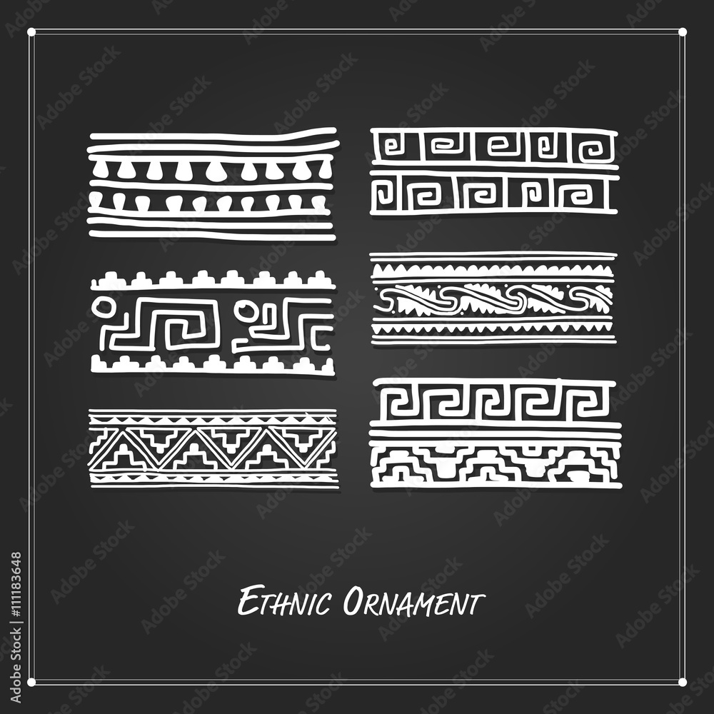 Ethnic handmade ornament for your design Ethnic handmade ornament for your design