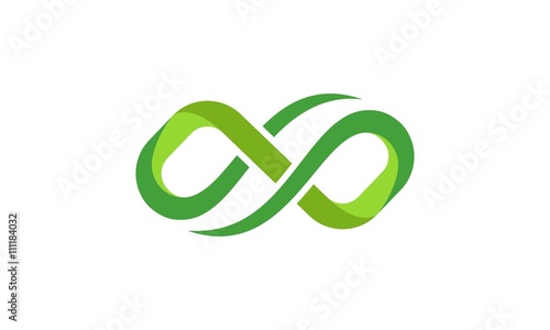 abstract infinity logo