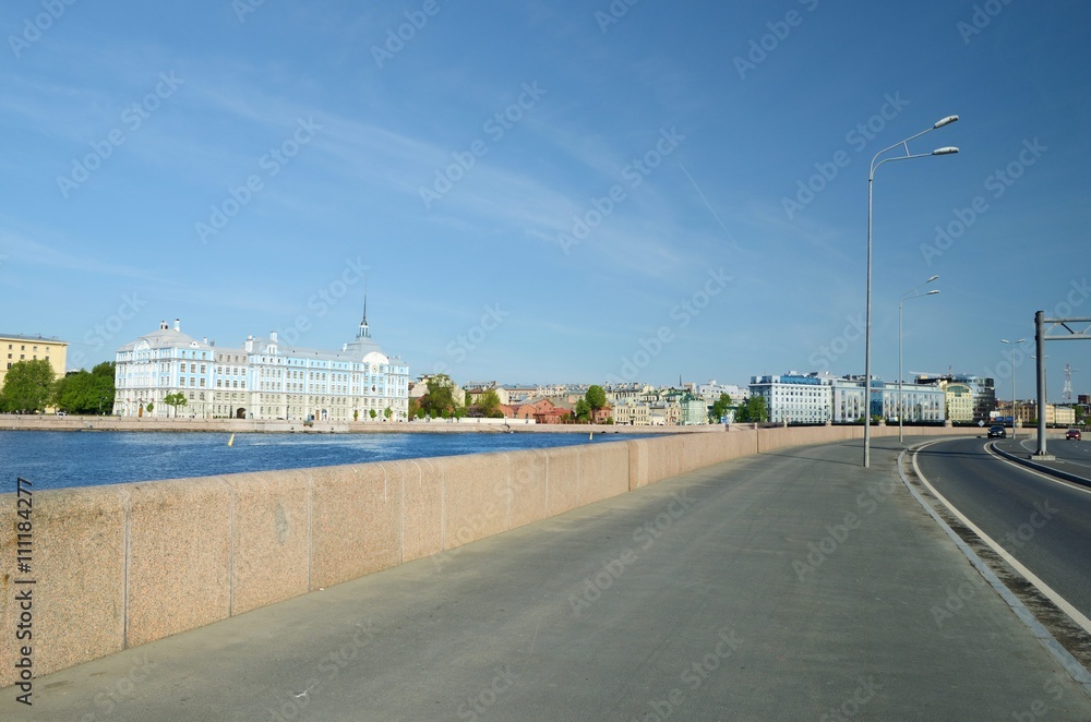 Embankment of the river Neva.