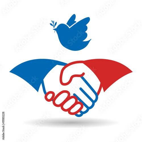 Help design. hand icon. flat illustration