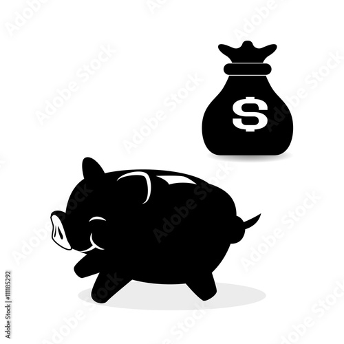 financial item design. money icon. flat illustration